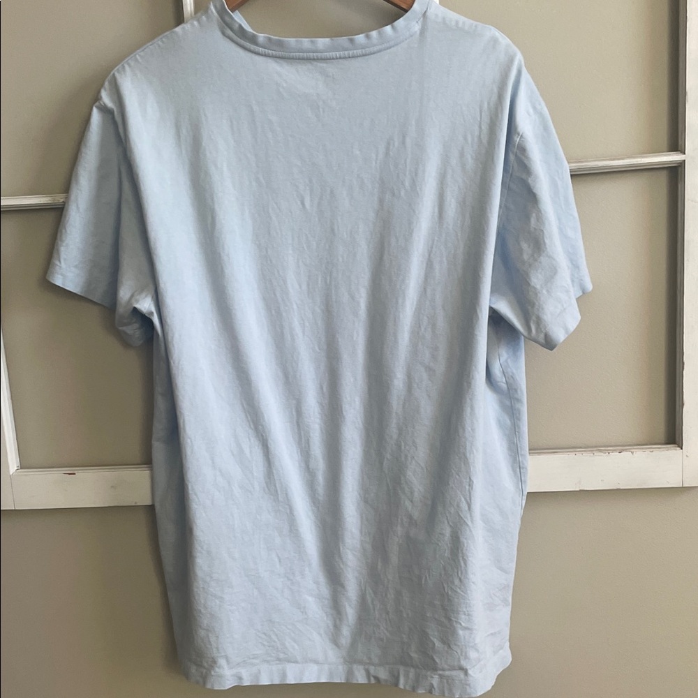 Polo Ralph Lauren Sky Blue V-Neck Tee - Picture 4 of 6
